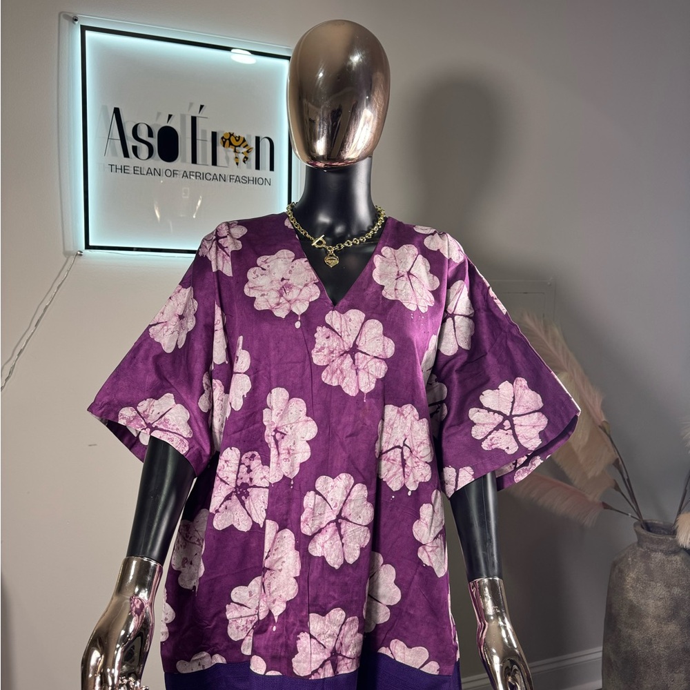 Fade Ankara and Ashoke Floral Midi Dress